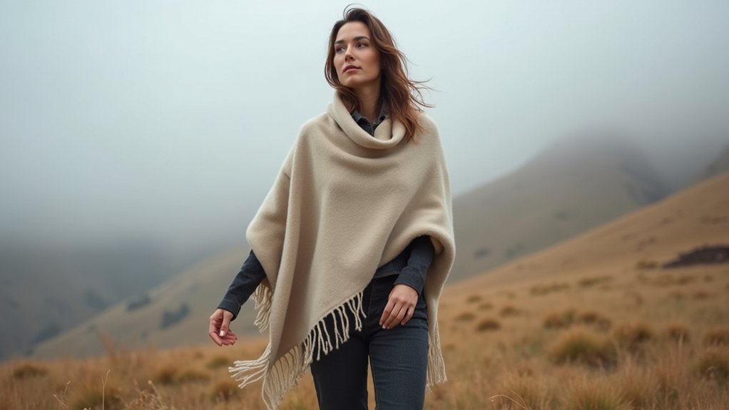 Alpaca Poncho: Drape, Warmth, and Wearability - Why Alpaca Wool Outperforms Cashmere and Merino