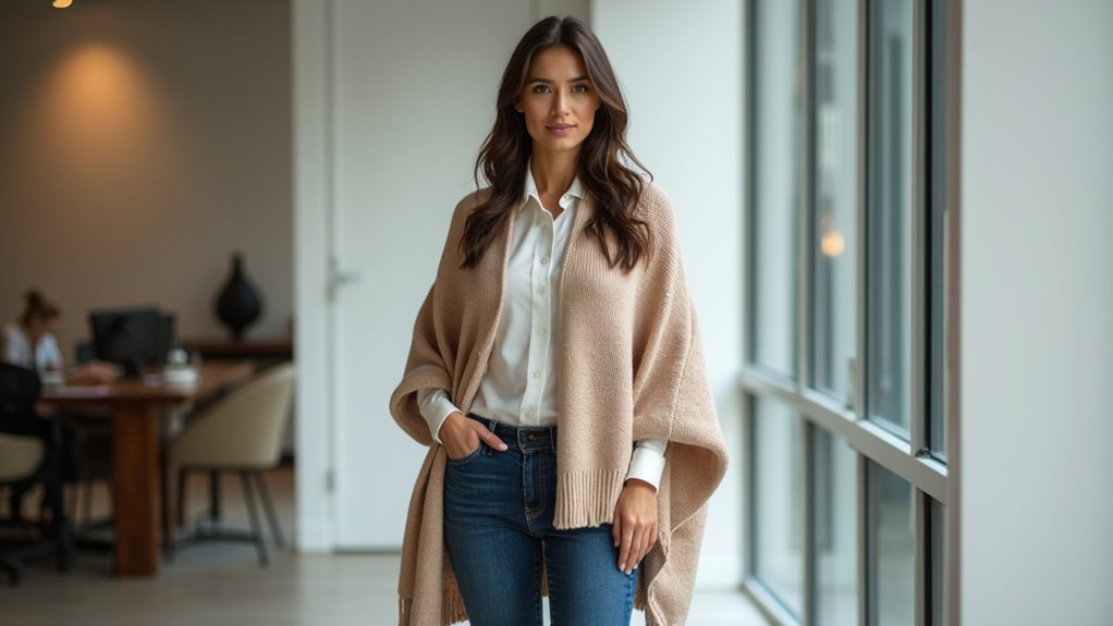 Alpaca Poncho: Drape, Warmth, and Wearability - Styling Your Alpaca Poncho for Work and Weekends